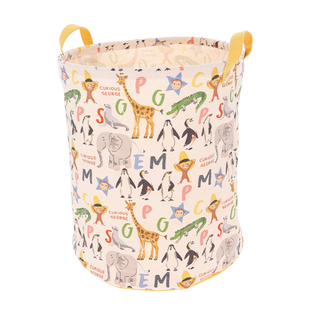 おさるのジョージ ランドリーバッグ アニマルアルファベット - おさる