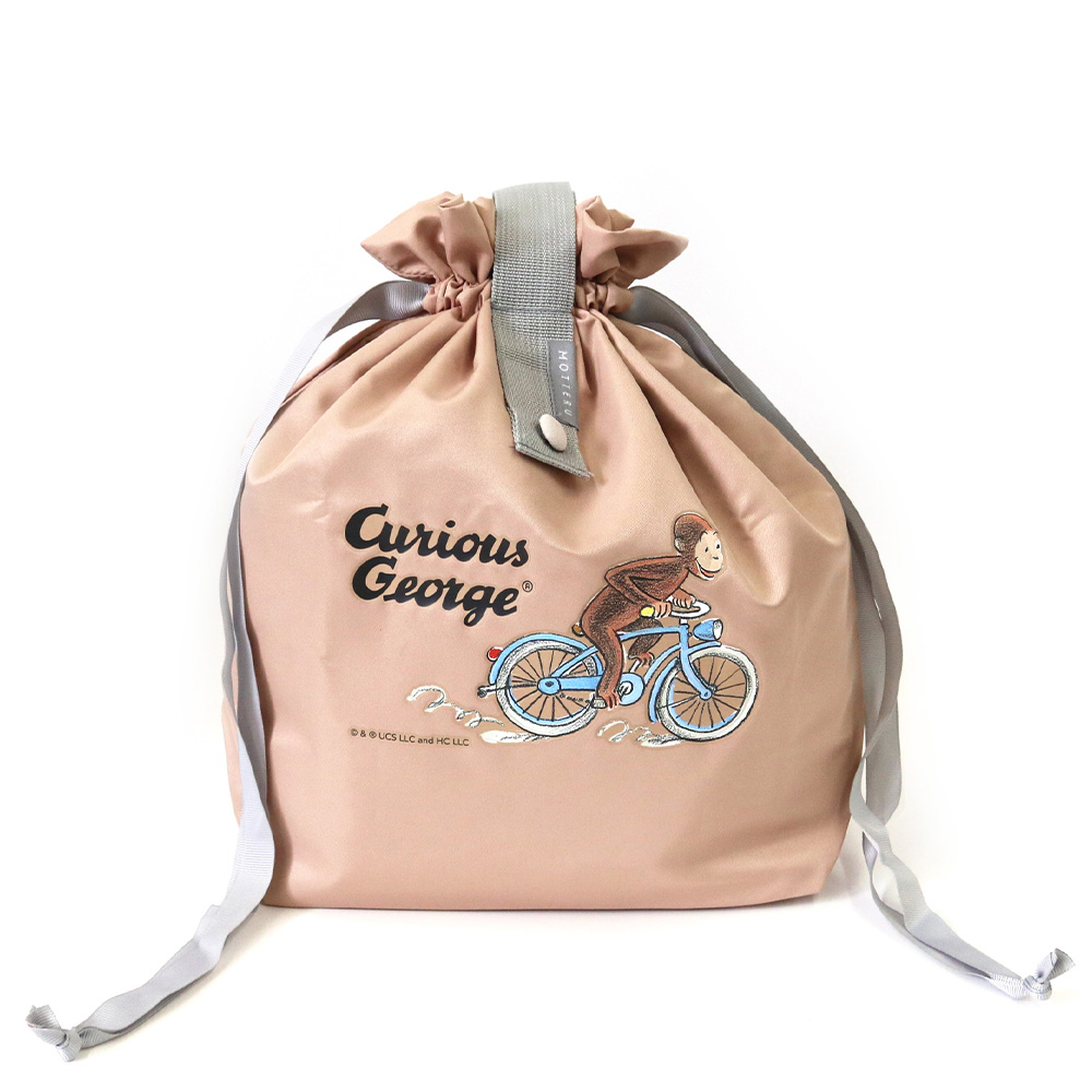 Curious George コンパクトクーラー巾着バッグ - おさるのジョージ公式