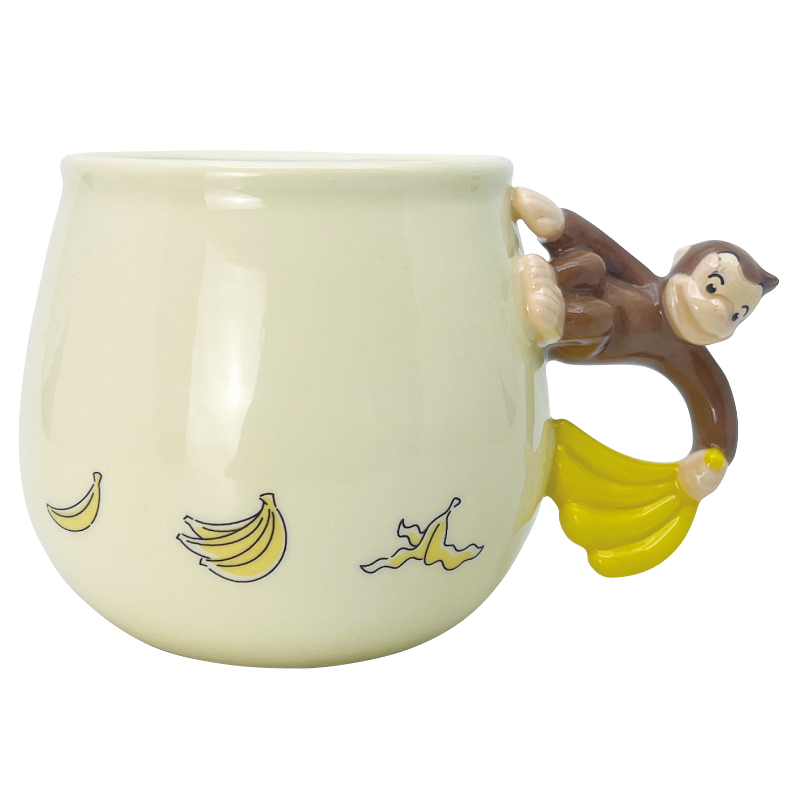 おさるのジョージ/ハンドルマグ/シンプルライン - おさるのジョージ