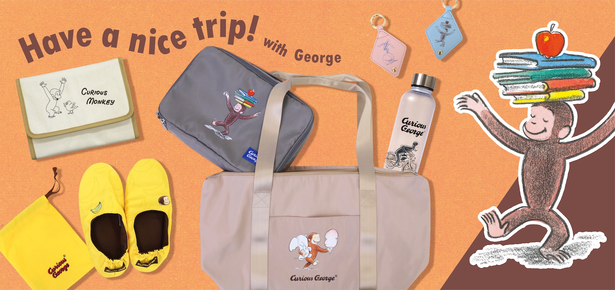 TRAVEL ITEMS - おさるのジョージ公式オンラインストア 365CURIOUS