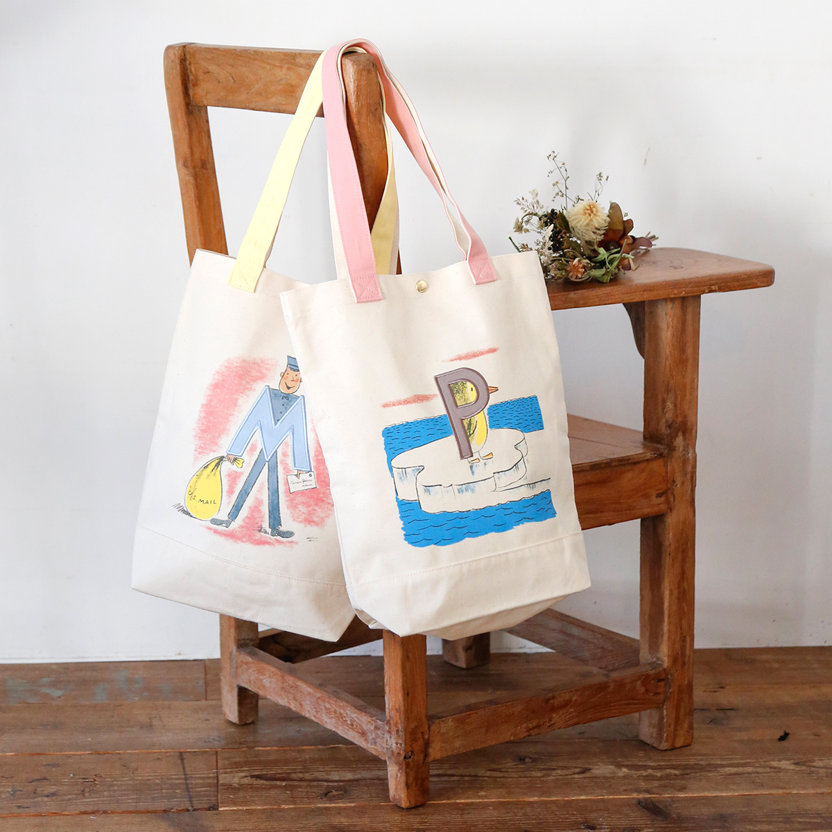 おさるのジョージ トートバッグ ラーンズM - おさるのジョージ公式