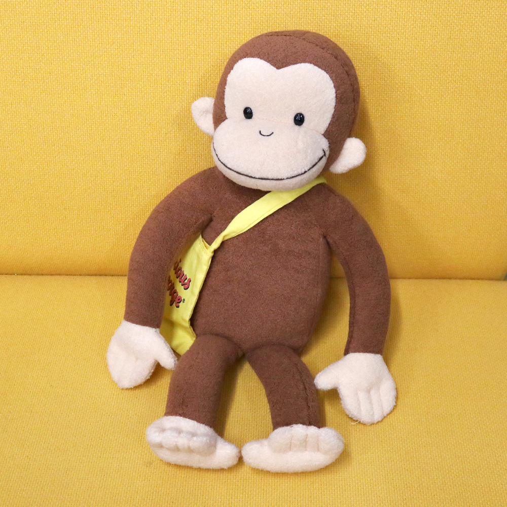 おさるのジョージ ふかふかぬいぐるみ クラシック L - おさるの