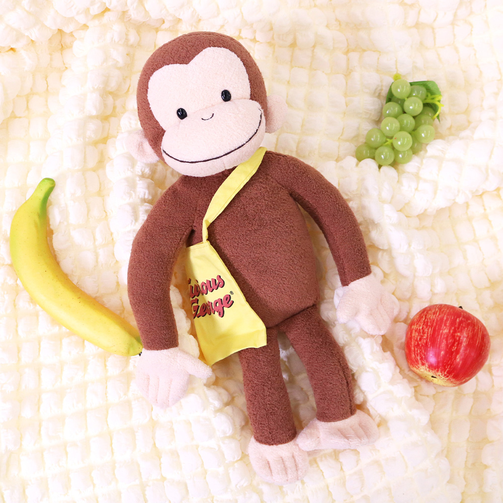 おさるのジョージ ふかふかぬいぐるみ クラシック L - おさるの