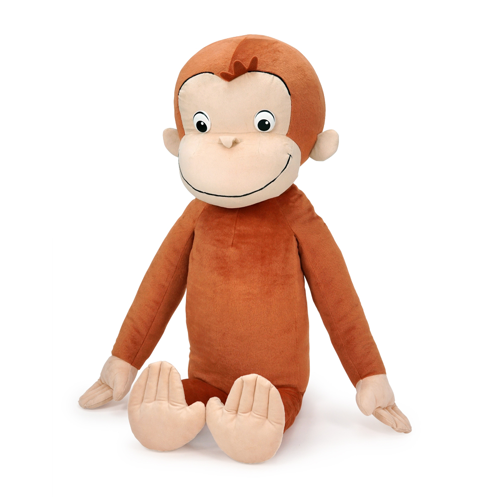 おさるのジョージ ジャンボ ぬいぐるみ - おさるのジョージ公式  