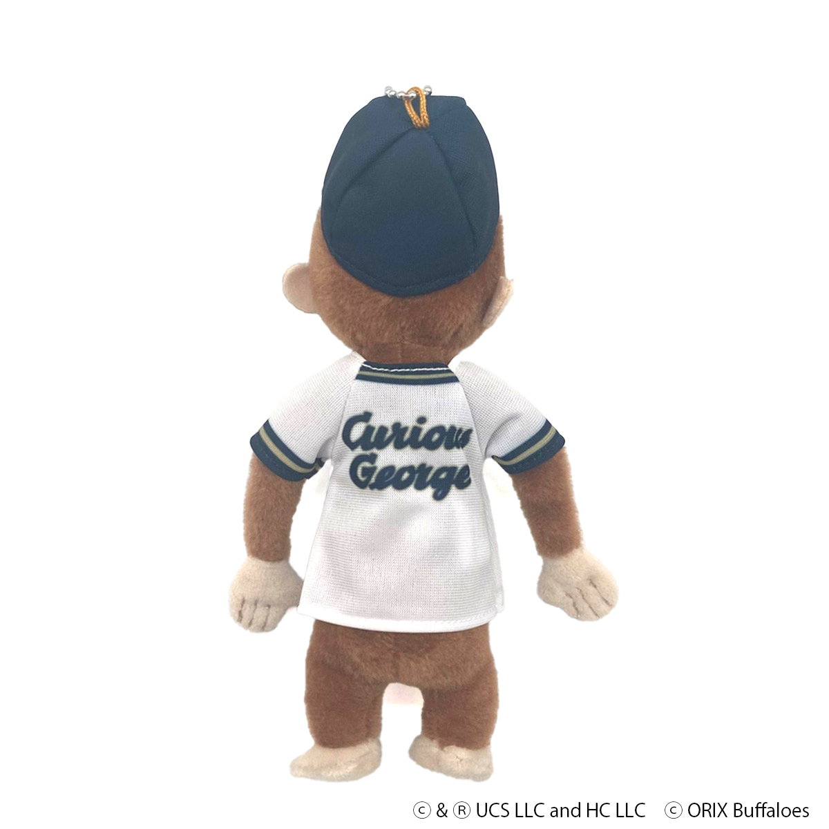 所ジョージ ＆ 明治 北海道 十勝チーズ 宣伝用 マスコット 人形 ぬいぐるみ ボールチェーン付きぬいぐるみ / おさるのジョージ / 2025 - おさるの