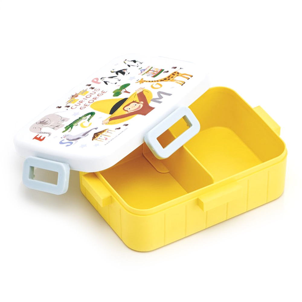 おさるのジョージ 抗菌4点ロックランチ/ZOO - おさるのジョージ